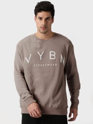 Men's VYBN Sweatshirt Crew Neck Full Sleeve