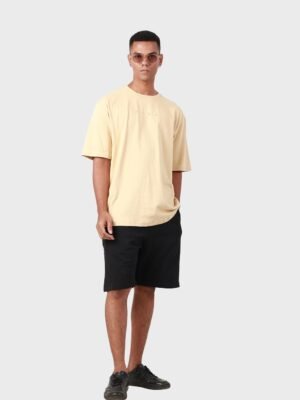 Men's Oversized Half-Sleeves Tee - HIPHOP