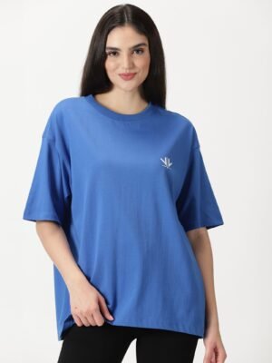 Women's Signature Drop Shoulder Half-Sleeves Tee - HIPHOP