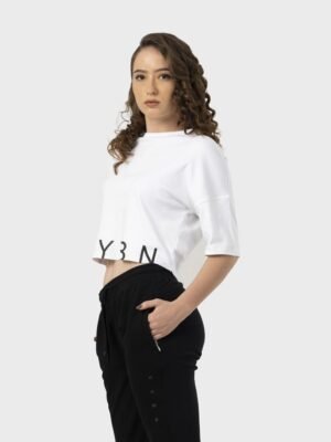 Women's VYBN Crop Top Half Sleeve