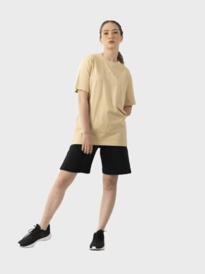 Women's Oversized Half-Sleeves Tee - HIPHOP